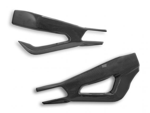 Ducabike - DBK CRB83L karboninis galinės šakės dangtelis (blizgus karbonas) – BMW S 1000 RR / R 2019–2023