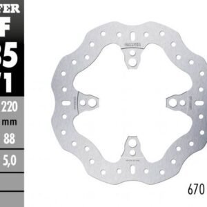 GALFER DF135W1 galinio stabdžių diskas – Honda CBR 1000 RR-R 2020–2023