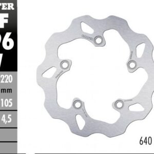 GALFER DF496W galinio stabdžių diskas – Yamaha R1 / M 2004–2023