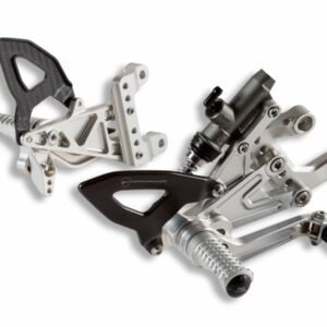 Ducati Performance reguliuojamos aliuminio kojelės trasai – Ducati Panigale V4 R 2026 / Ducati Panigale V4 / S 2025–2026