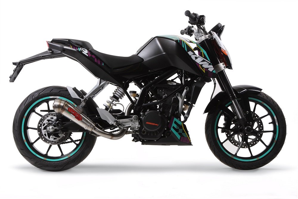 GPR Kat satininis Powercone Evo plieno duslintuvas (homologuotas) – KTM Duke 200 2012–2016 – nuotrauka 2