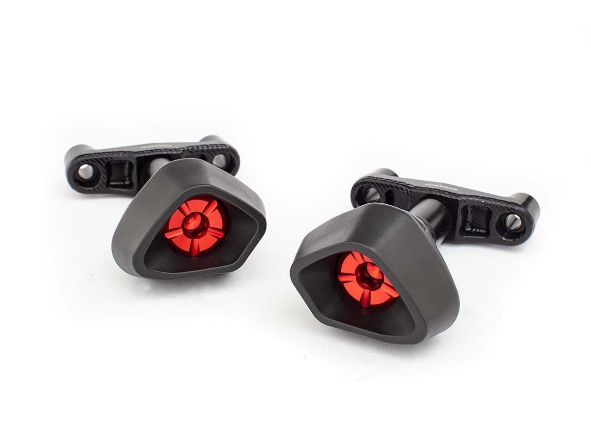 Evotech amortizuojantys rėmo slankikliai – KTM 390 Duke 2012–2023 / KTM 200 Duke 2014–2021 ir kt.