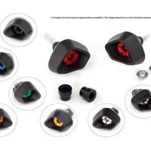 Evotech amortizuojantys rėmo slankikliai – Yamaha FZ8 2010–2016 / Yamaha FZ1 Fazer 2006–2016