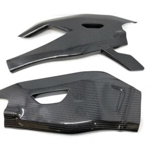 Extreme Components CY15030 karboninės galinės šakės apsaugos – Yamaha R1 / M 2015–2025