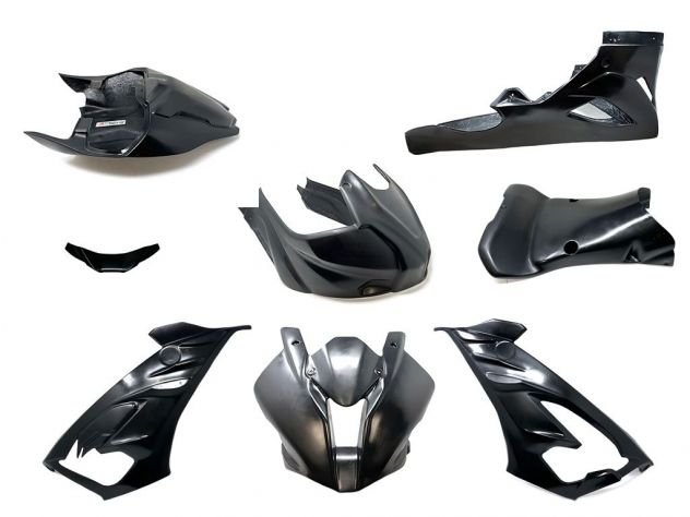 Extreme Components Epotex BMW-S1000-36 pilnas aptakų komplektas su pusiniu bako dangteliu – BMW S 1000 RR 2023–2024