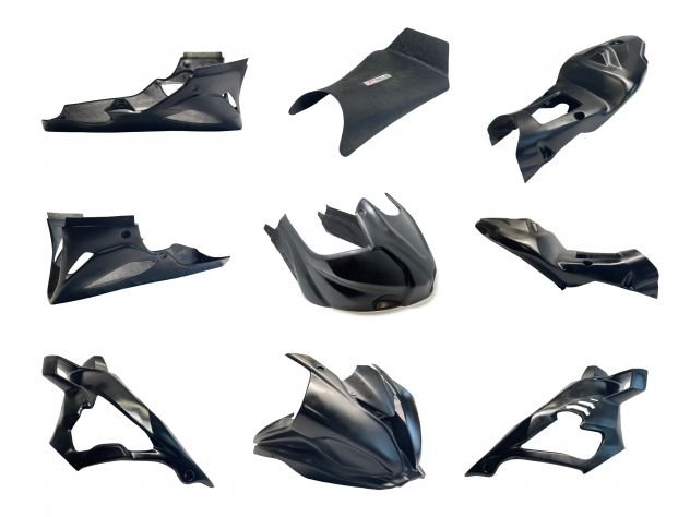 Extreme Components Epotex BMW-S1000-47 lenktyninių aptakų ir oro dėžės komplektas – BMW S 1000 RR 2025