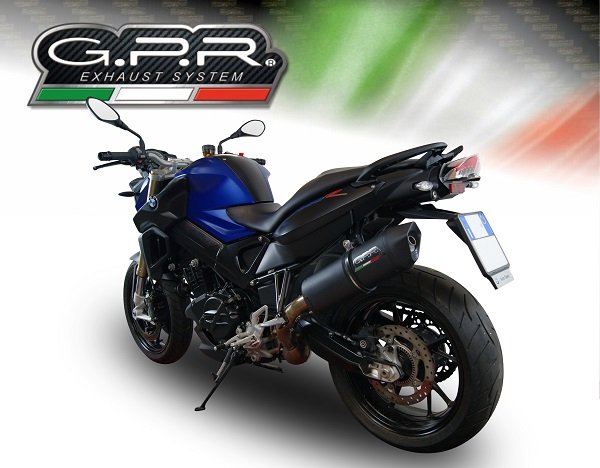 GPR Furore juodas duslintuvas (homologuotas) – BMW F 800 R 2009–2014 – nuotrauka 2