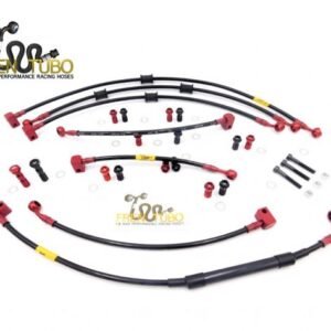 Fren tubo 152209-2-CRN-NERO_PR stabdžių žarnelių komplektas – Honda CBR 650 R ABS 2019–2023 BREMBO RADIAL PUMP