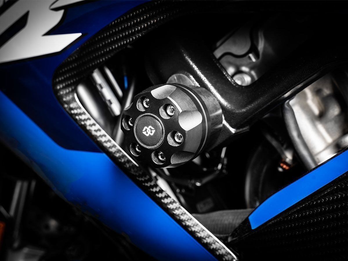 Gilles Tooling IP rėmo slankiklių (crashpad) komplektas – BMW M 1000 RR 2023–2025 – nuotrauka 2