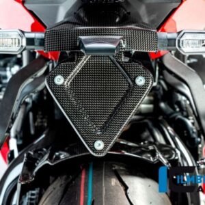 Ilmberger Carbonparts Karbono blizgus valstybinio numerio laikiklis – Honda CBR 1000 RR-R / SP 2020–2025