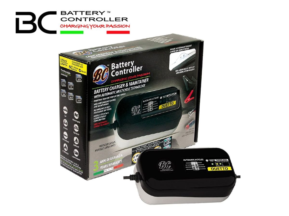 BC Battery Controller Duetto įkroviklio komplektas, 12 V / 1,5 A