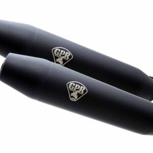 GPR Deeptone Cafe Racer R90 matinis juodas duslintuvas (homologuotas)