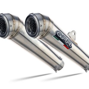 GPR satininis Powercone Evo plieno duslintuvų pora (homologuota) – Ducati Streetfighter 848 2012–2014