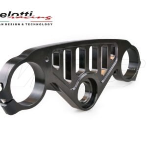 Melotti juodas viršutinis vairo tiltelis (lenktyninė versija) – Yamaha R6 2006–2024