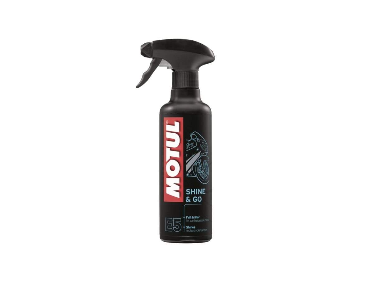 Motul MC Care E5 plastikinių dalių blizginimo priemonė su purkštuku, 400 ml
