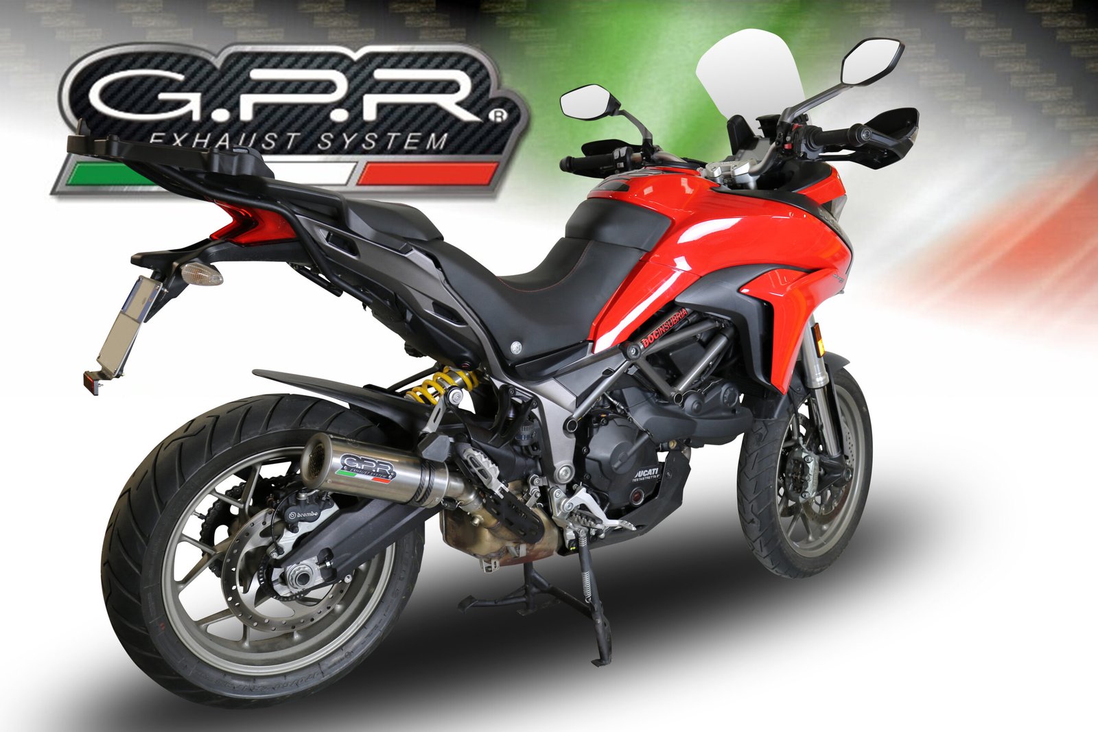 GPR M3 titaninis duslintuvas (homologuotas) – Ducati Multistrada 950 2017–2020 – nuotrauka 4