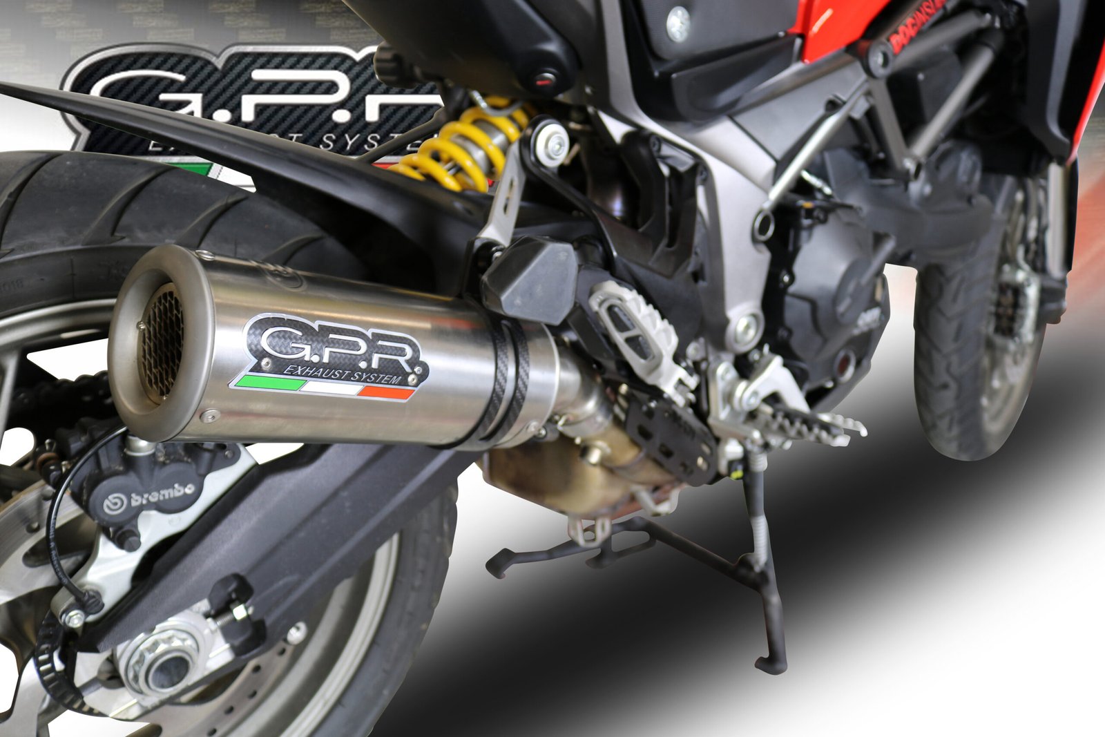GPR M3 titaninis duslintuvas (homologuotas) – Ducati Multistrada 950 2017–2020 – nuotrauka 5