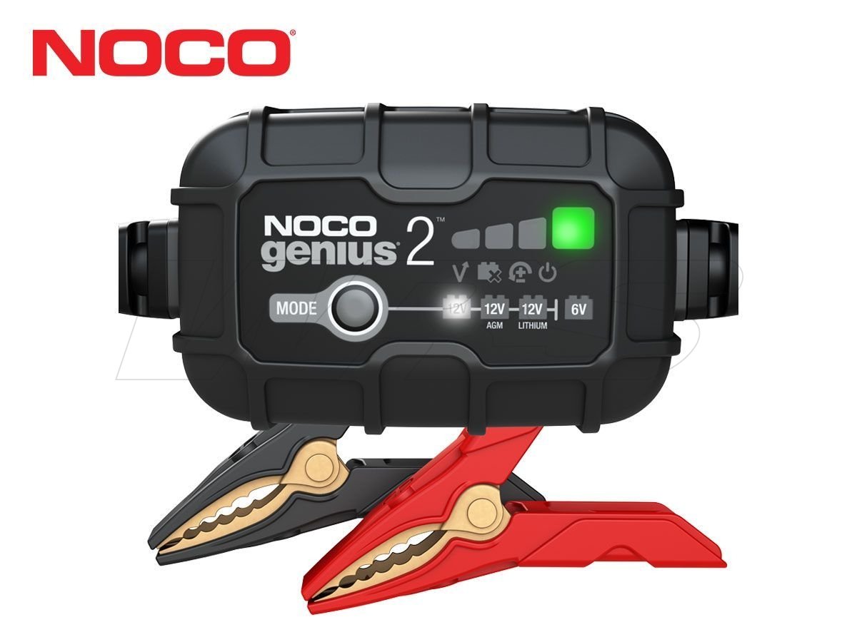NOCO Genius2 įkroviklis ir įkrovos palaikymo įrenginys, 6 / 12 V, 2 A - Image 3