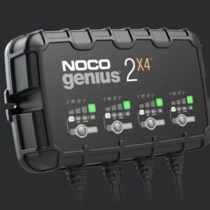 NOCO Genius2X4 keturių kanalų akumuliatorių įkroviklis, 6 / 12 V, 4 × 2 A