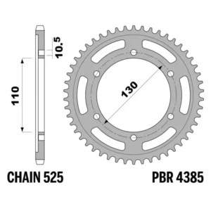 PBR galinė žvaigždutė 42 dantų 525