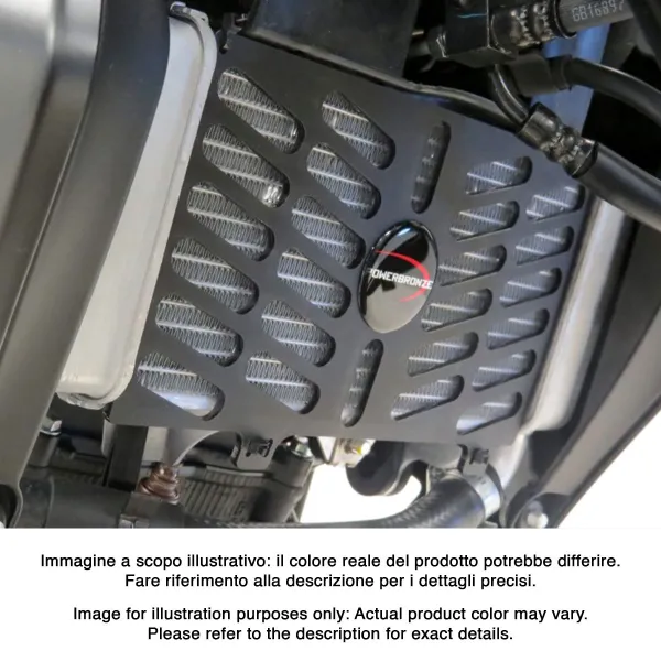 PowerBronze juoda radiatoriaus apsauga Yamaha MT-125 ABS