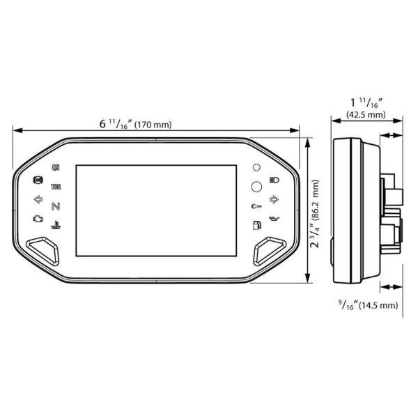 KOSO RX4 Unlimited universalus daugiafunkcis LCD prietaisas - Image 3