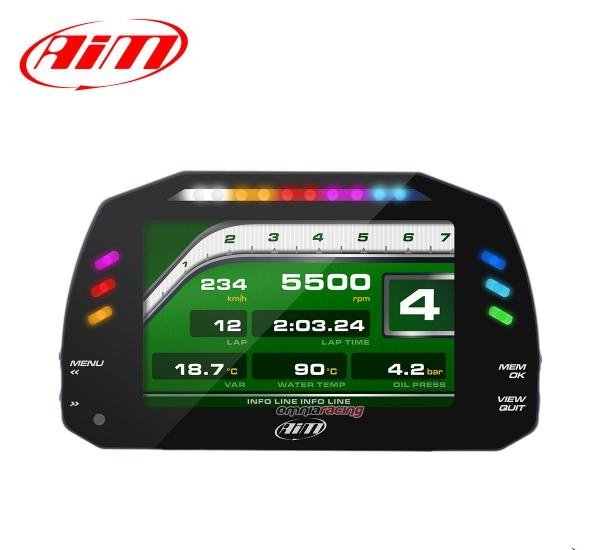 AiM MXS 1.2/1.3 5 colių prietaisų skydelis su 4 m GPS moduliu - Image 3
