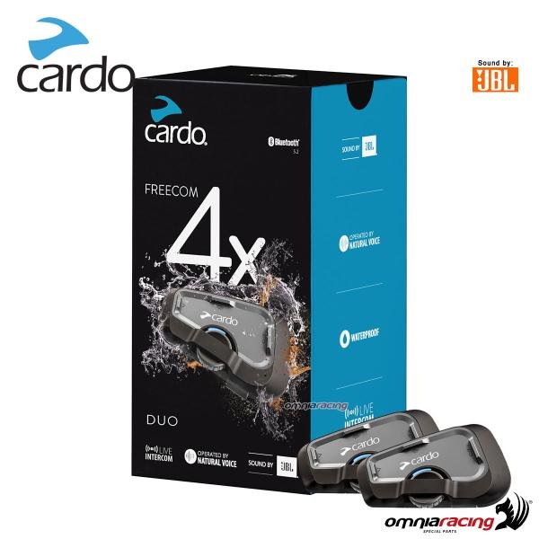 Cardo Scala Rider FREECOM 4X DUO dviejų įrenginių Bluetooth interkomo komplektas - Image 2
