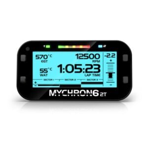 AiM MyChron6 2T GPS su M10 vandens temperatūros termistoriumi, 1 TR + 1 TC ilgintuvu