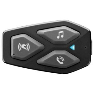 Interphone U-COM3HD Bluetooth motociklo interkomas su HD garsu ir 40 mm garsiakalbiu