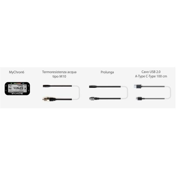 AiM MyChron6 GPS su M10 vandens temperatūros termistoriumi ir ilgintuvu - Image 5