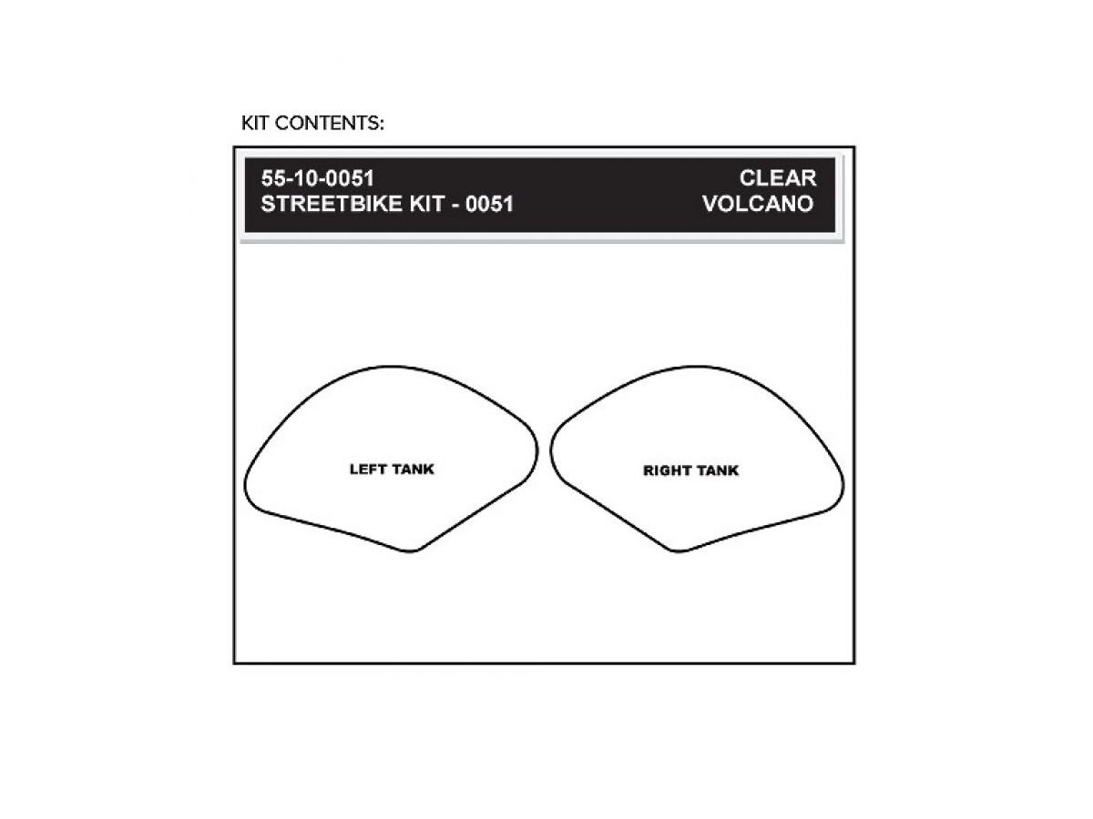 Stompgrip Volcano bako gripai 55-10-0051 – montavimo schema