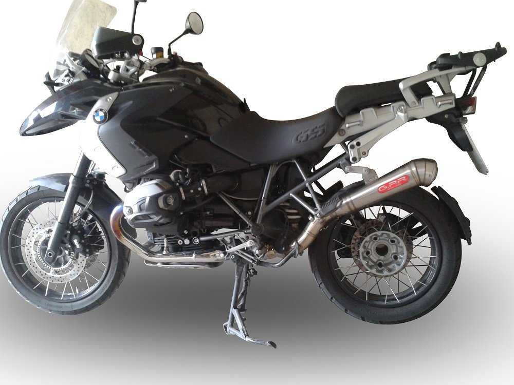 GPR satininis Powercone Evo plieno duslintuvas (homologuotas) – BMW R 1200 GS Adventure 2006–2009 / BMW R 1200 GS 2004–2009 – nuotrauka 5