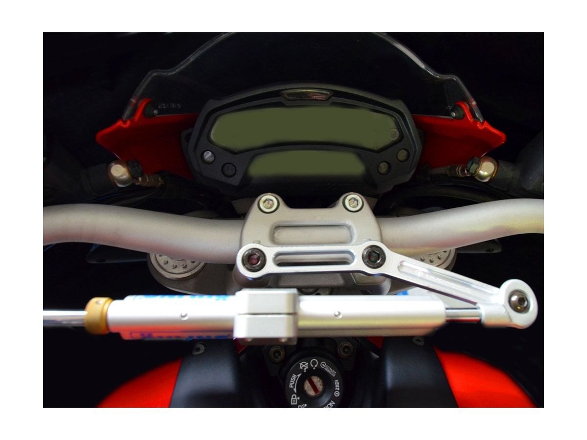 DBK vairo dempferio tvirtinimo komplektas – Ducati Monster 696 / 796 / 1100 Evo – nuotrauka 2