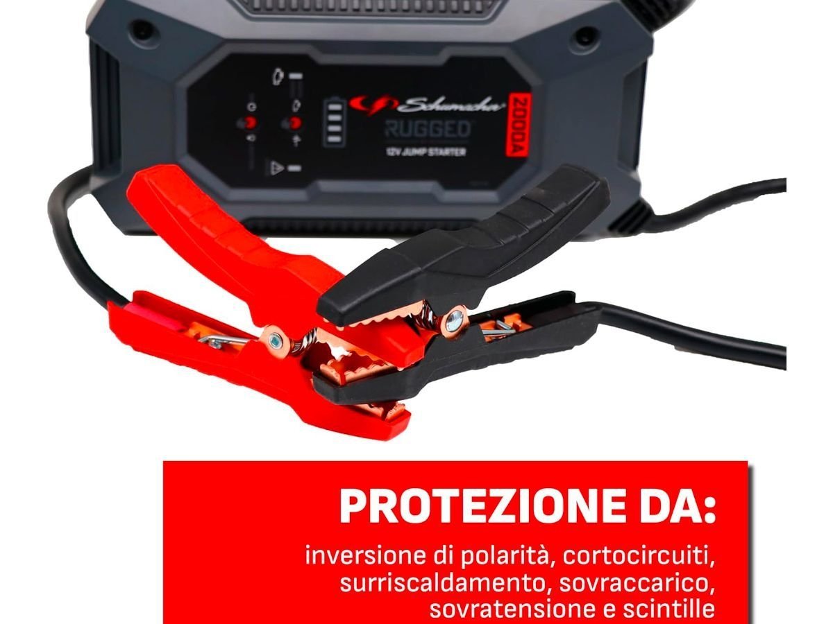 Schumacher Rugged SBX463 ličio užvedimo įrenginys, 12 V / 2000 A - Image 4