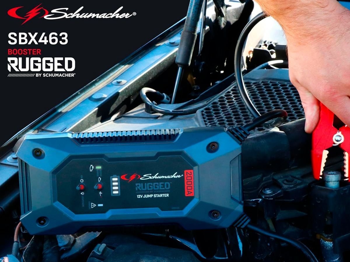 Schumacher Rugged SBX463 ličio užvedimo įrenginys, 12 V / 2000 A - Image 7