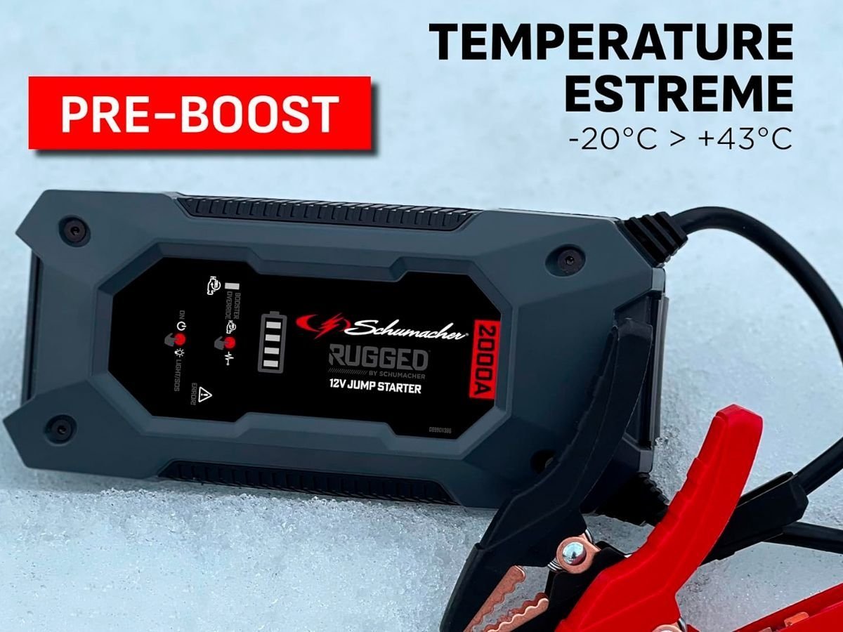 Schumacher Rugged SBX463 ličio užvedimo įrenginys, 12 V / 2000 A - Image 8