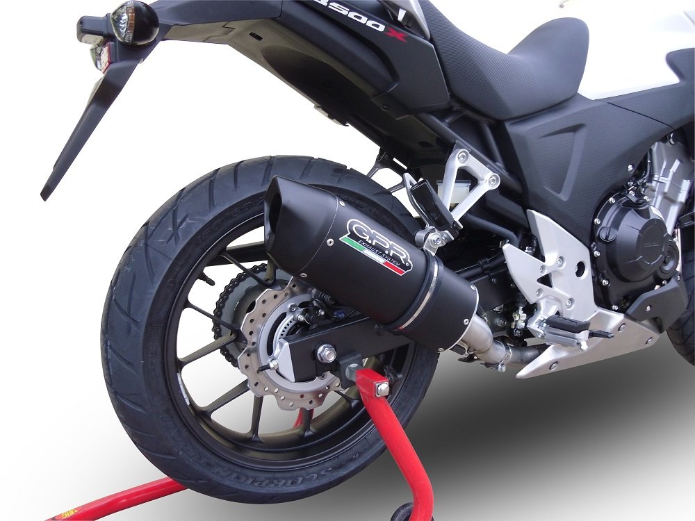 GPR Furore juodas duslintuvas (homologuotas) – Honda CB 500 X 2013–2015 – nuotrauka 5