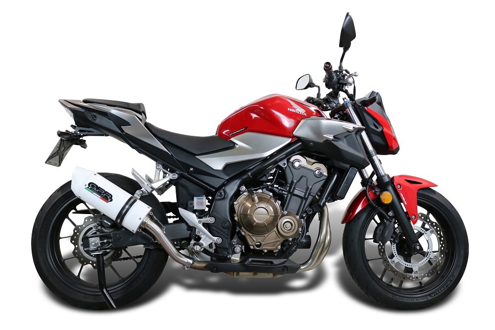 GPR Albus keraminis baltas duslintuvas (homologuotas) – Honda CB 400 F 2014–2015 – nuotrauka 4