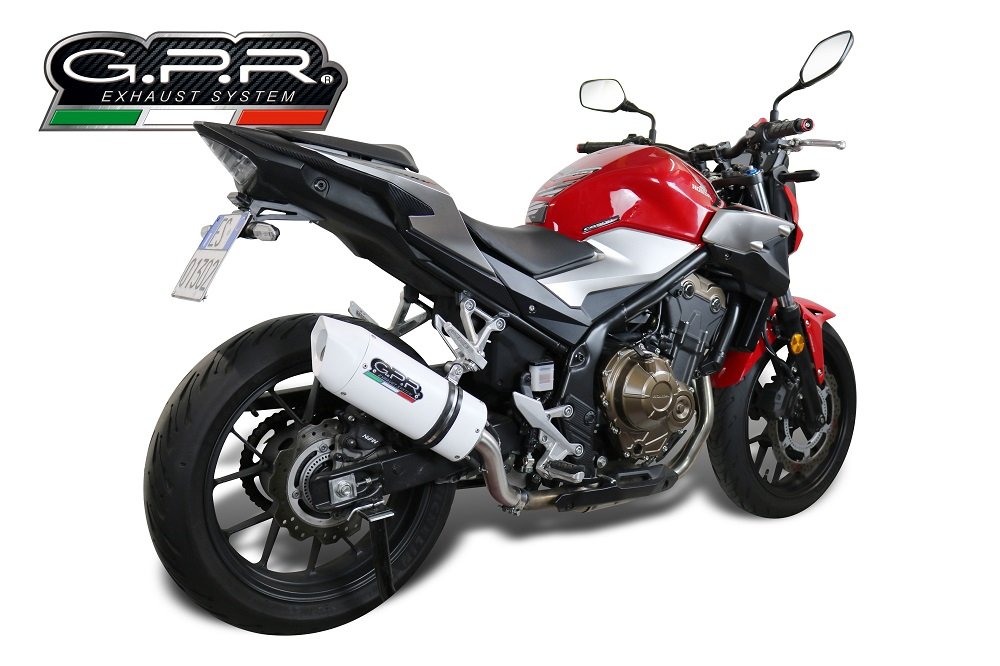 GPR Albus keraminis baltas duslintuvas (homologuotas) – Honda CB 400 F 2014–2015 – nuotrauka 5
