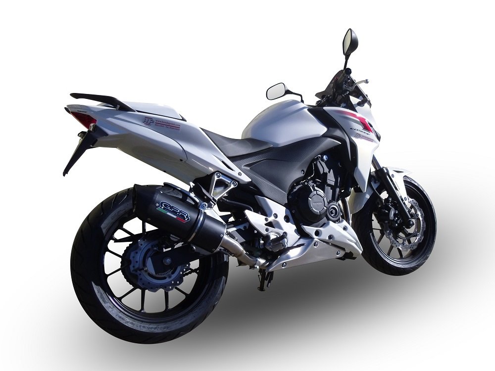 GPR Furore juodas duslintuvas (homologuotas) – Honda CB 400 F 2014–2015 – nuotrauka 5