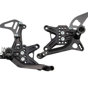 Spider reguliuojamas kojelių komplektas su įprastu / reversiniu perjungimu – Kawasaki ZX-6R 2009–2025