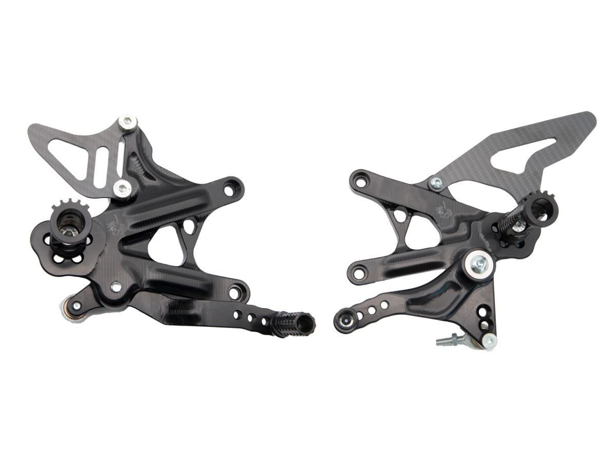 Spider reguliuojamas kojelių komplektas su reversiniu perjungimu – Kawasaki ZX-10R 2016–2023