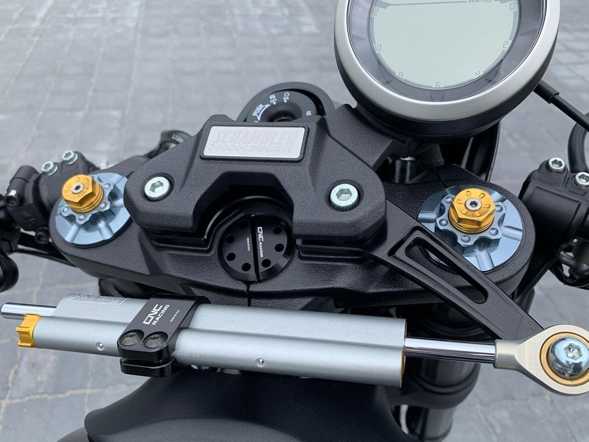 CNC Racing vairo dempferio komplektas – Ducati Scrambler 800 Urban Enduro 2015–2016 / Ducati Scrambler 800 Icon 2015–2022 ir kt. – nuotrauka 2