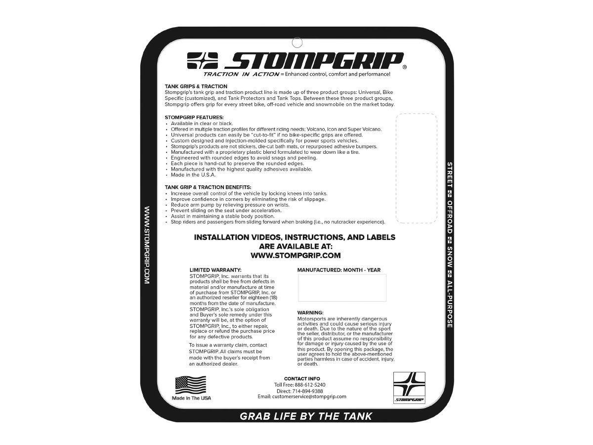 Stompgrip Volcano bako gripai – Ducati Panigale V4 / V4 S 2025 - Image 3