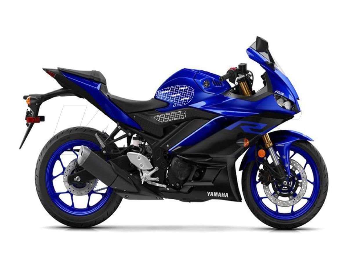 Stompgrip Volcano bako gripai – Yamaha YZF-R3 2019–2024 - Image 4