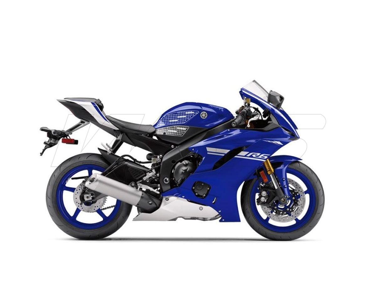 Stompgrip Volcano bako gripai – Yamaha YZF-R6 2017–2022 - Image 2