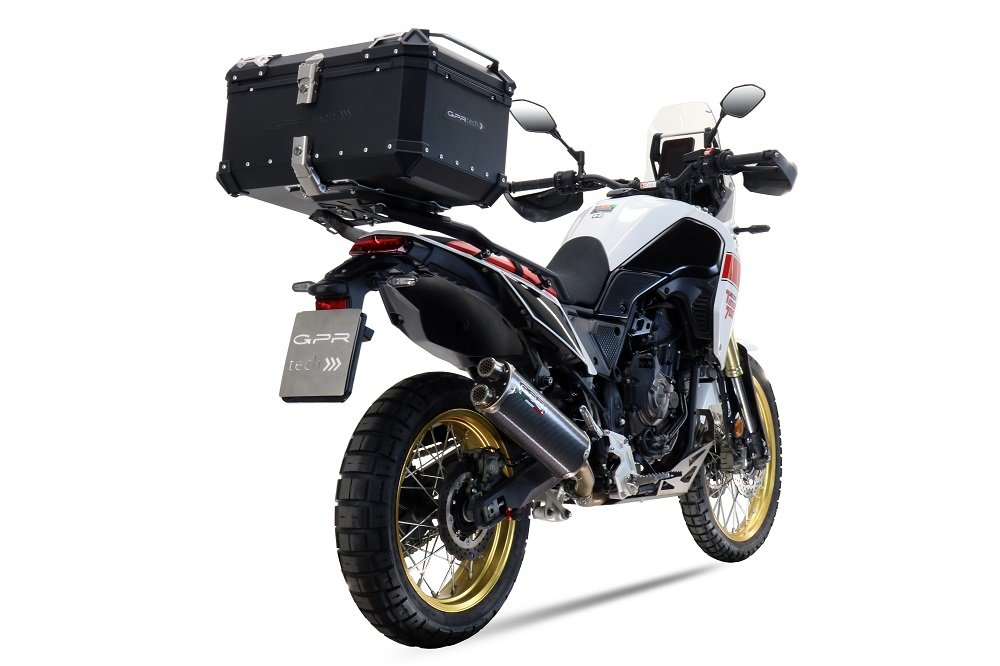 GPR satininis Dual Poppy plieno duslintuvų pora (homologuota) – Yamaha Tenere 700 2019–2020 – nuotrauka 5