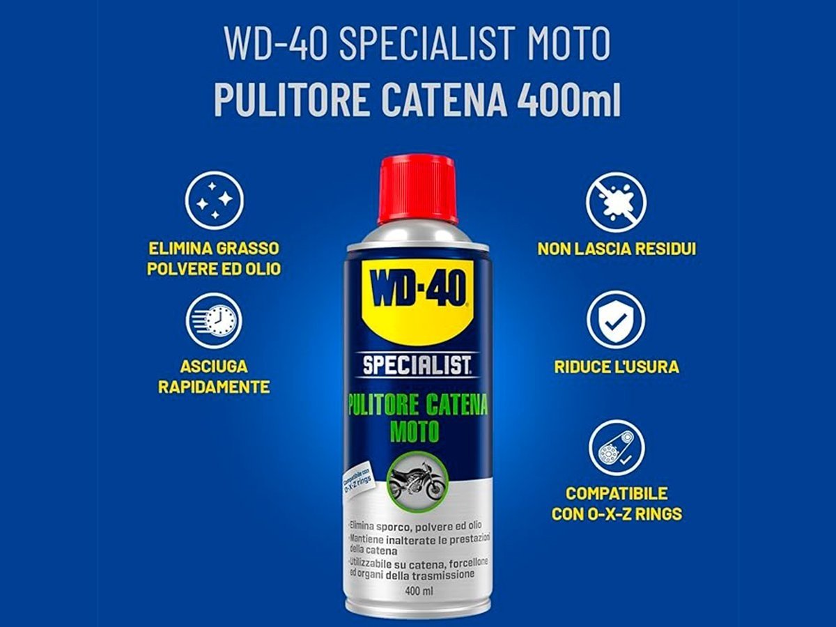 WD-40 motociklų grandinių valiklis, 400 ml - Image 3