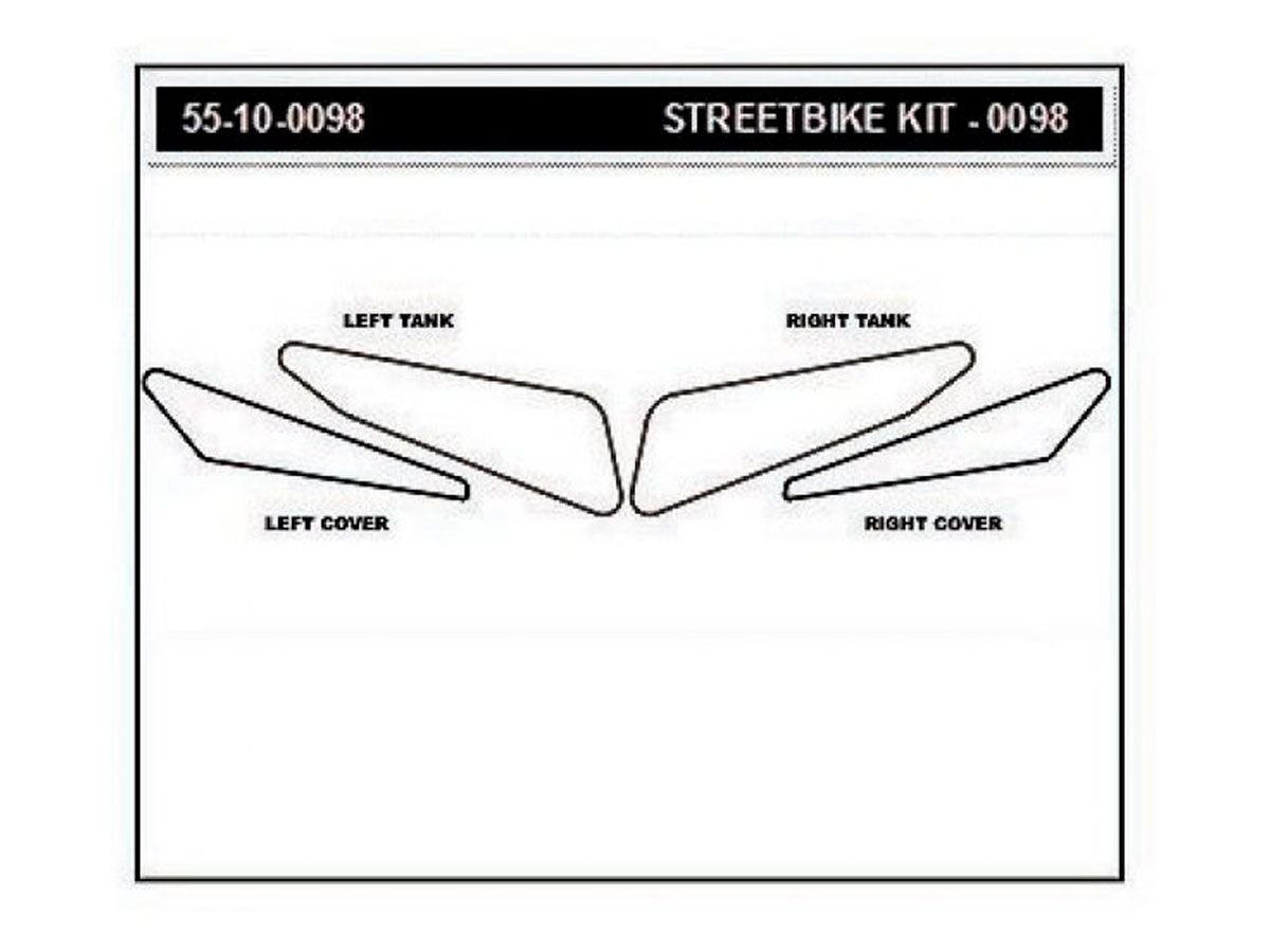 Stompgrip Volcano bako gripai – Yamaha MT-07 / FZ-07 2015–2017 - Image 2